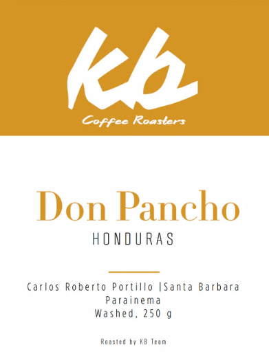 KB Coffee Roasters Honduras - Don Pancho